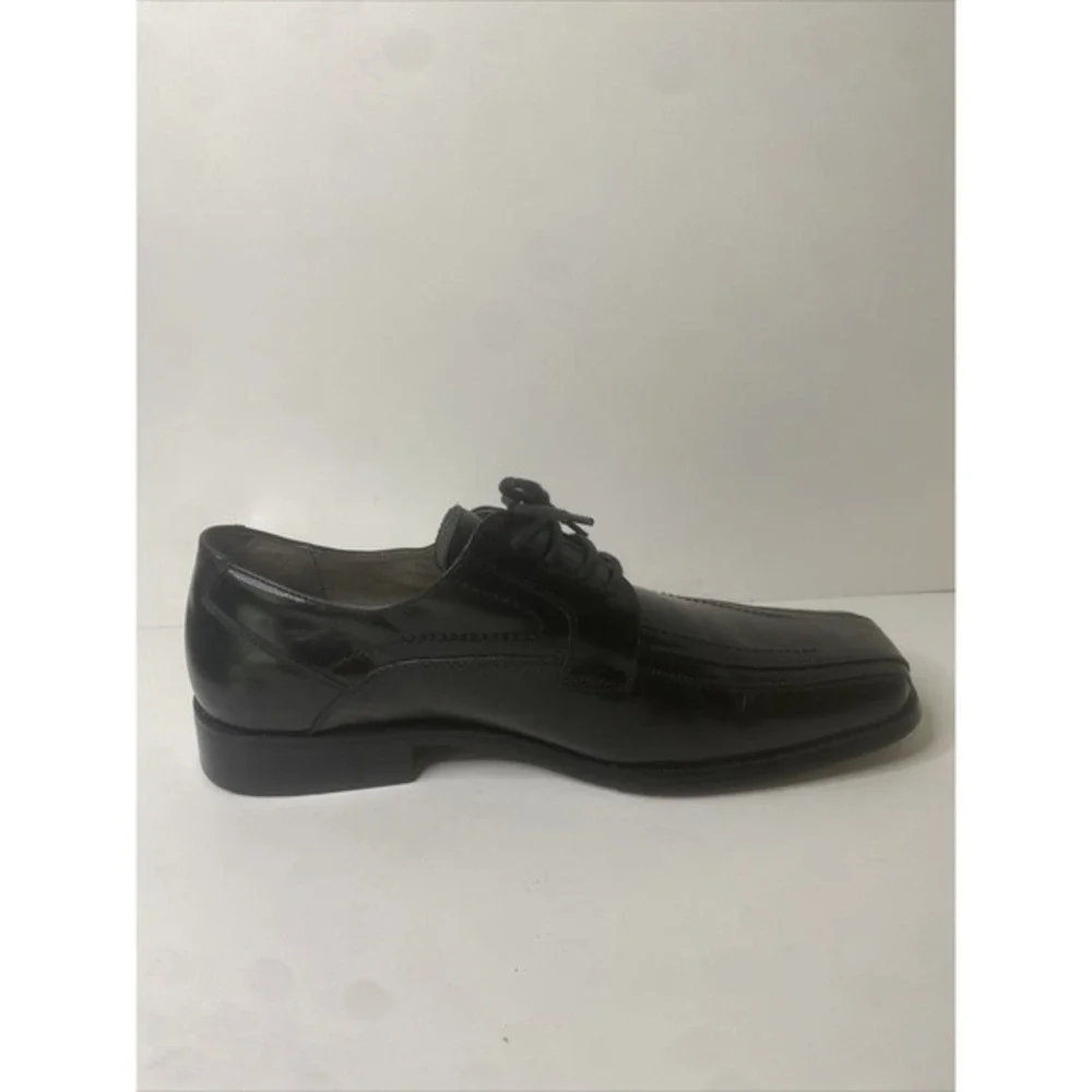 STACY ADAMS LEATHER DRESS SHOE GALLAGHER SZ‎ 11M (23274-01) BLACK VERY GOOD